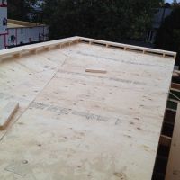 pentes d'écoulement sur le toit