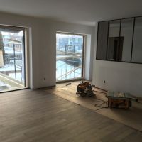 plancher terminé dans la salle a manger